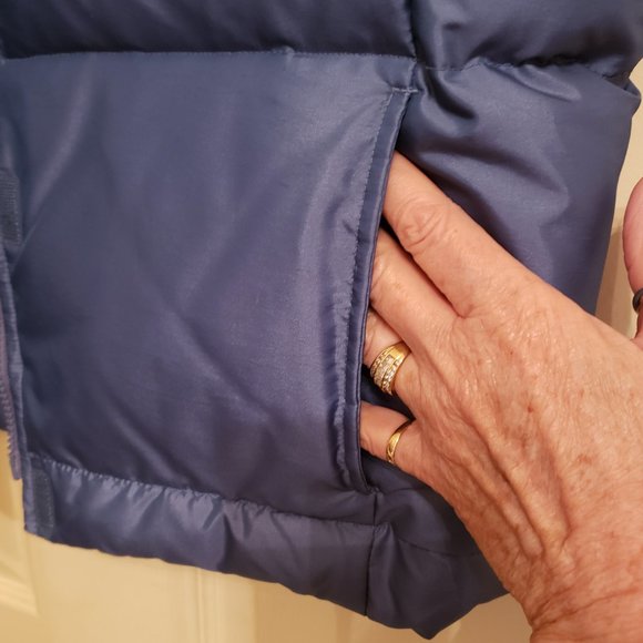 GAP Blue Puffer Vest Size M - Picture 4 of 5